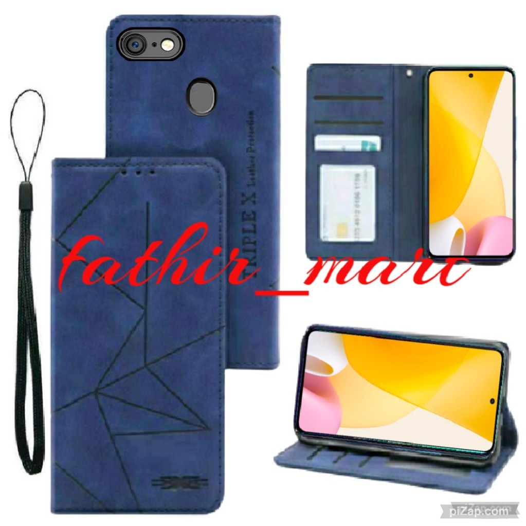 CASE OPPO F5 CASE DOMPET MOTIF CASE Magnet Flip Leather Cover Leather Magnet