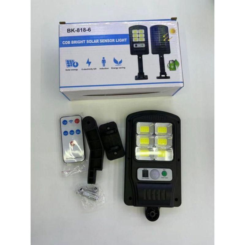 Lampu Solar LED 818-6 Lampu Tenaga Surya Lampu Luar Rumah Lampu Taman