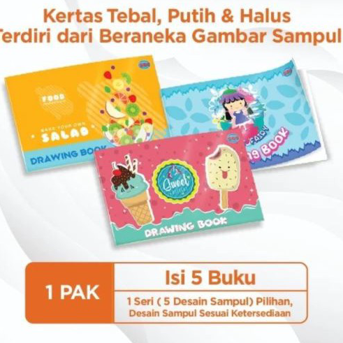 

Readystock BUKU GAMBAR SIDU A4 [PACK - 5 BUKU]