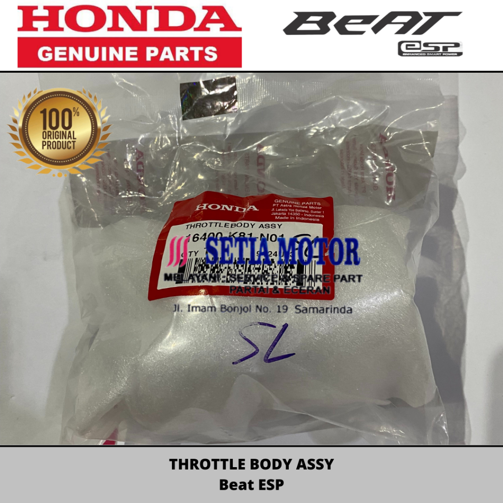 THROTTLE BODY ASSY Beat ESP
