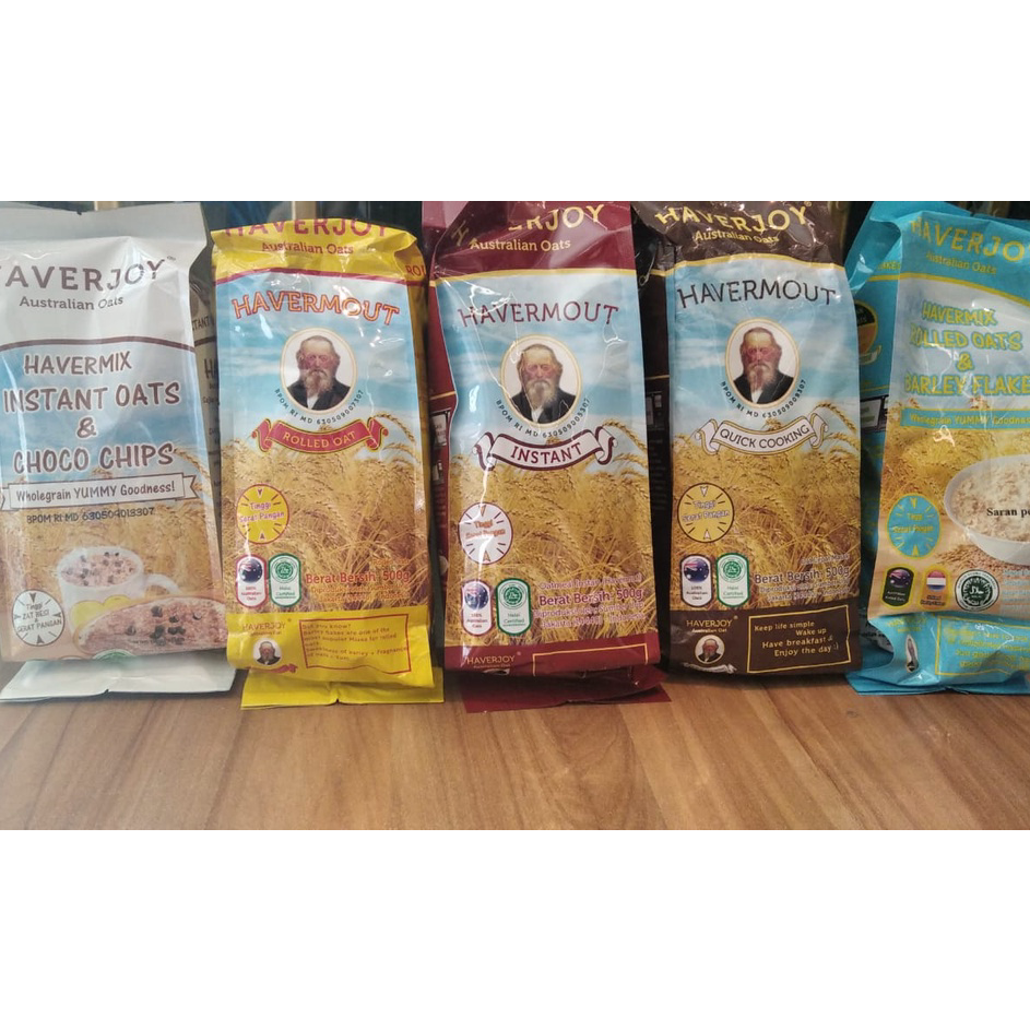 

Terkini Haverjoy Rolled Instan Oat 500 gram Havermix Havermut
