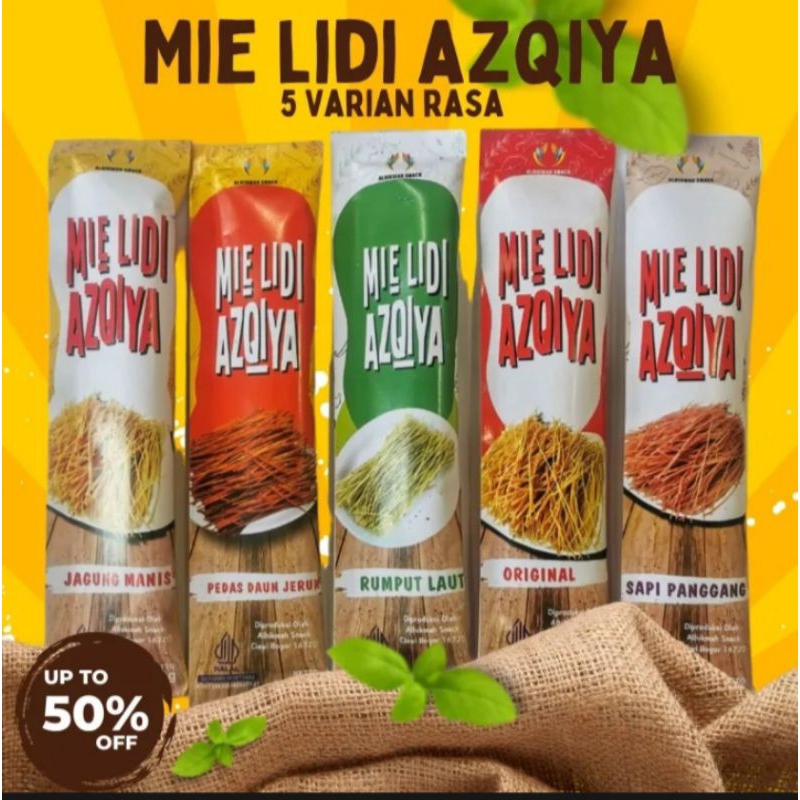 

mie lidi azkiya 20 gram paling murah