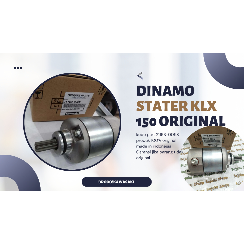 dinamo stater klx bf dtracker bf riginal