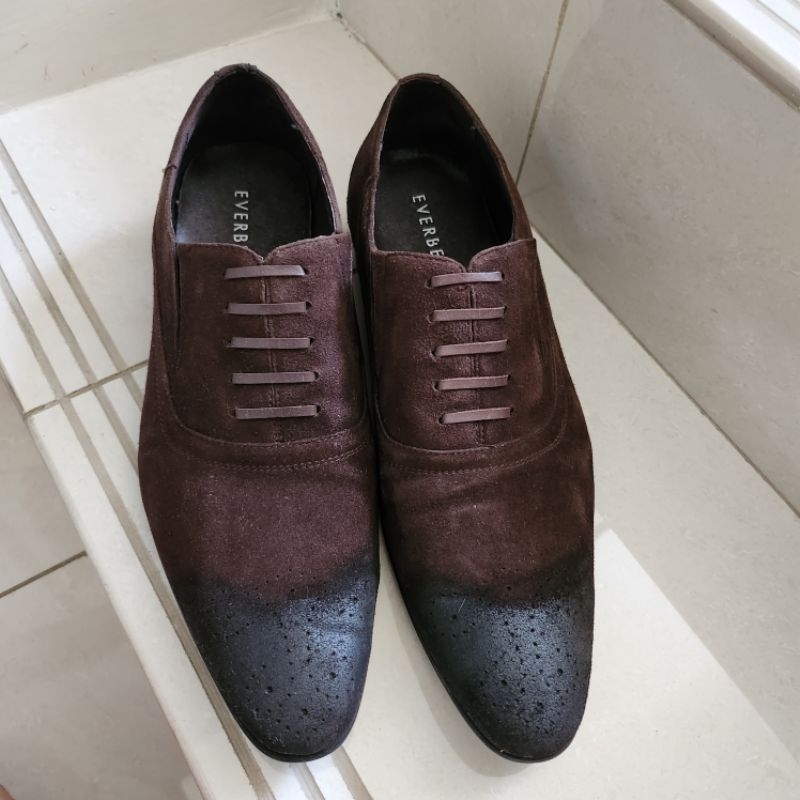Sepatu Pantofel Pria EVERBEST Sepatu resmi Sepatu kondangan Pria Pantofel coklat