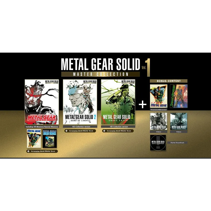 METAL GEAR SOLID MASTER COLLECTION Vol.1 METAL GEAR SOLID GAME PC LAPTOP