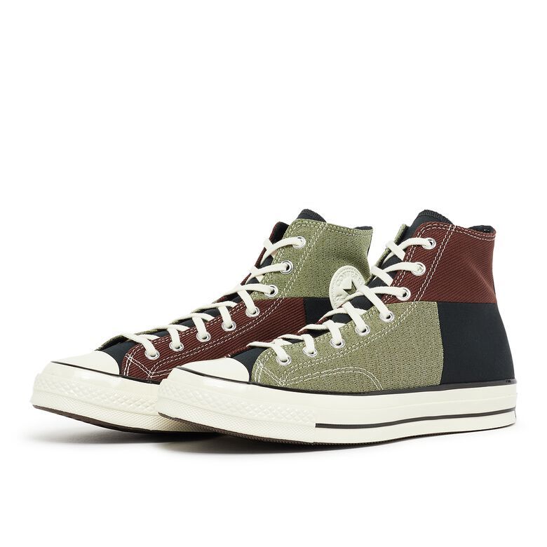 Converse Chuck 70 70s Crafted Patchwork Mix Mixed Material Twill Black