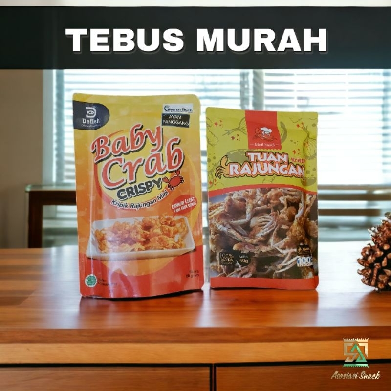 

PAKET BUNDLING Baby Crab dan Tuan Rajungan