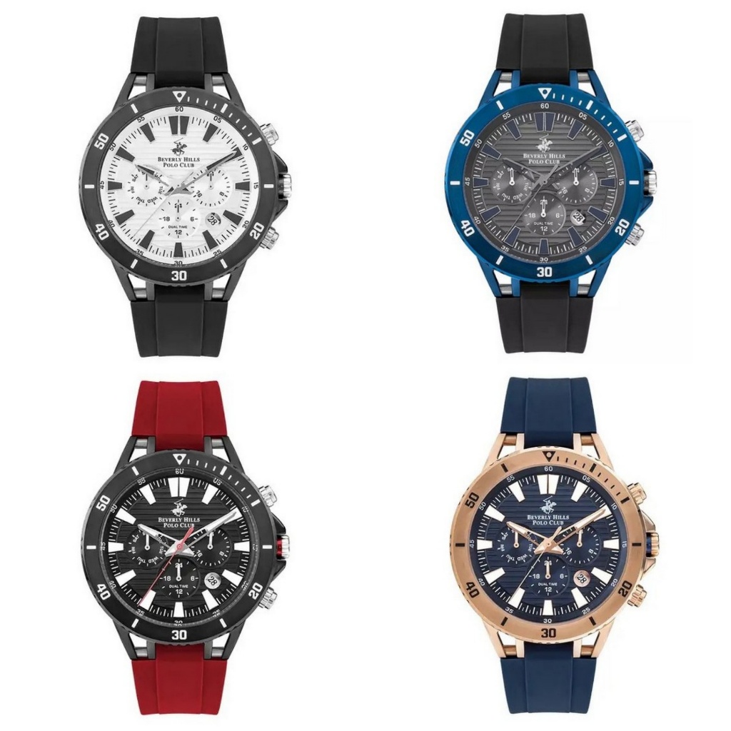 Jam Tangan Beverly Hills Polo Club Pria BP3411X Original Garansi Resmi