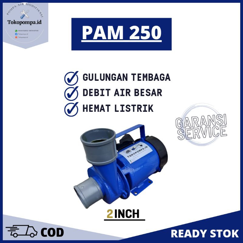 Pompa Air Modifikasi 2 Dim 250 Watt Pompa Air Kolam Dan Sawah