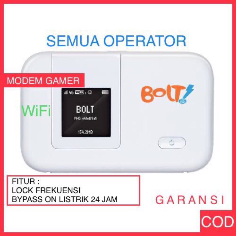 MODEM WIFI 4G ALL OPERATOR MIFI HUAWEI 5372 BOLT SLIM 1 BOLT MAX 1