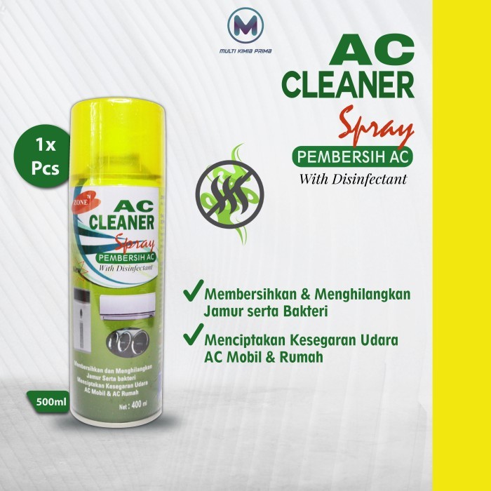 ZONE AC Cleaner 400ml AC CLEANER - Pembersih AC Mobil - AC Refresher - Pembersih Evaporator AC - Pen