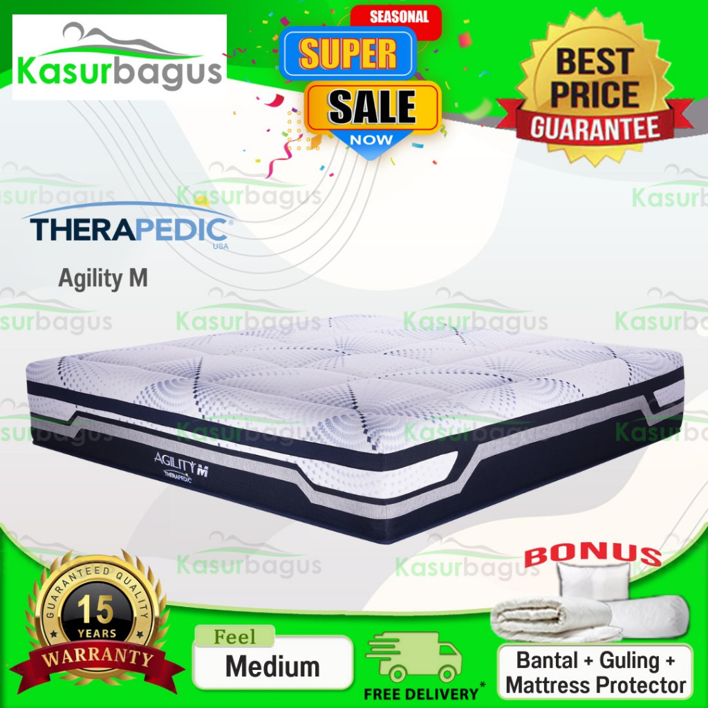 Therapedic Kasur Springbed New Agility M - Kasur Saja 180x200