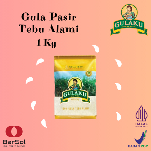 

Gulaku Gula Pasir Tebu 1 Kg - Barsol Indonesia