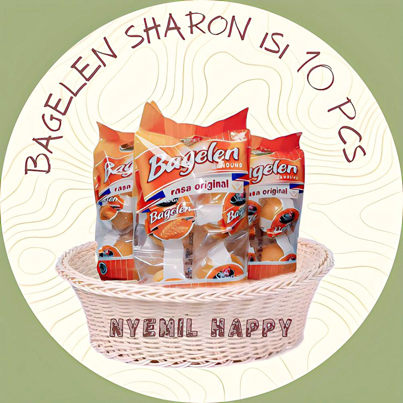 

Bagelen Sharon Isi 10/ Bagelen Sharon/ Makanan Khas Bandung/ Kue Kering