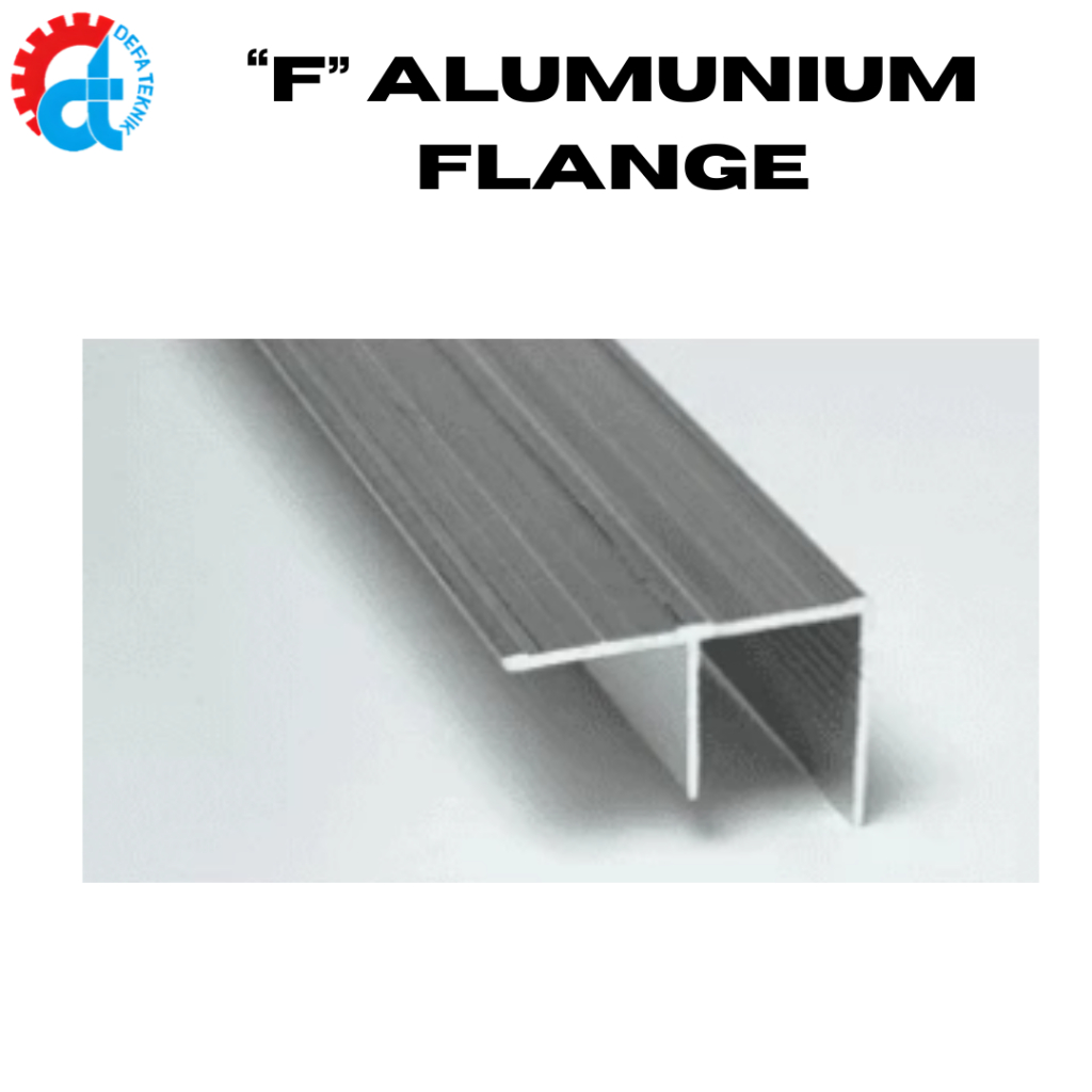 F Flanges Alumunium /Sambungan PU Ducting/ ukuran 4 meter