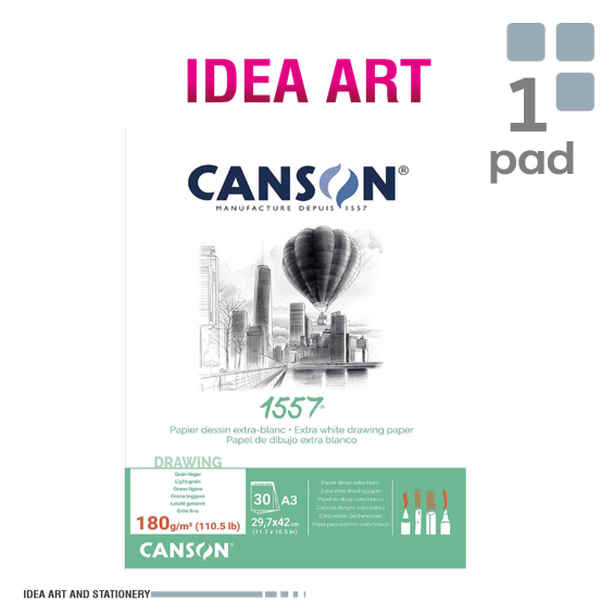 

Canson 1557 Drawing A3 30 180 Suitable for Watercolor 204127415
