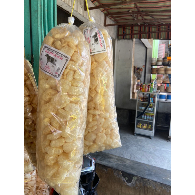 

KERUPUK KULIT SAPI 500GRAM GURIH RENYAH ASLI TEGAL/ KERUPUK DORODOG