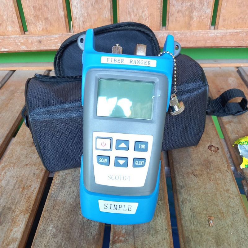 Simple OTDR SGOT04 alat pelacak kabel FO putus