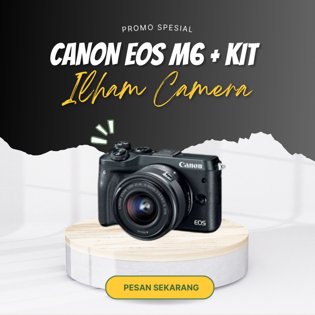 KAMERA CANON EOS M6 + KIT