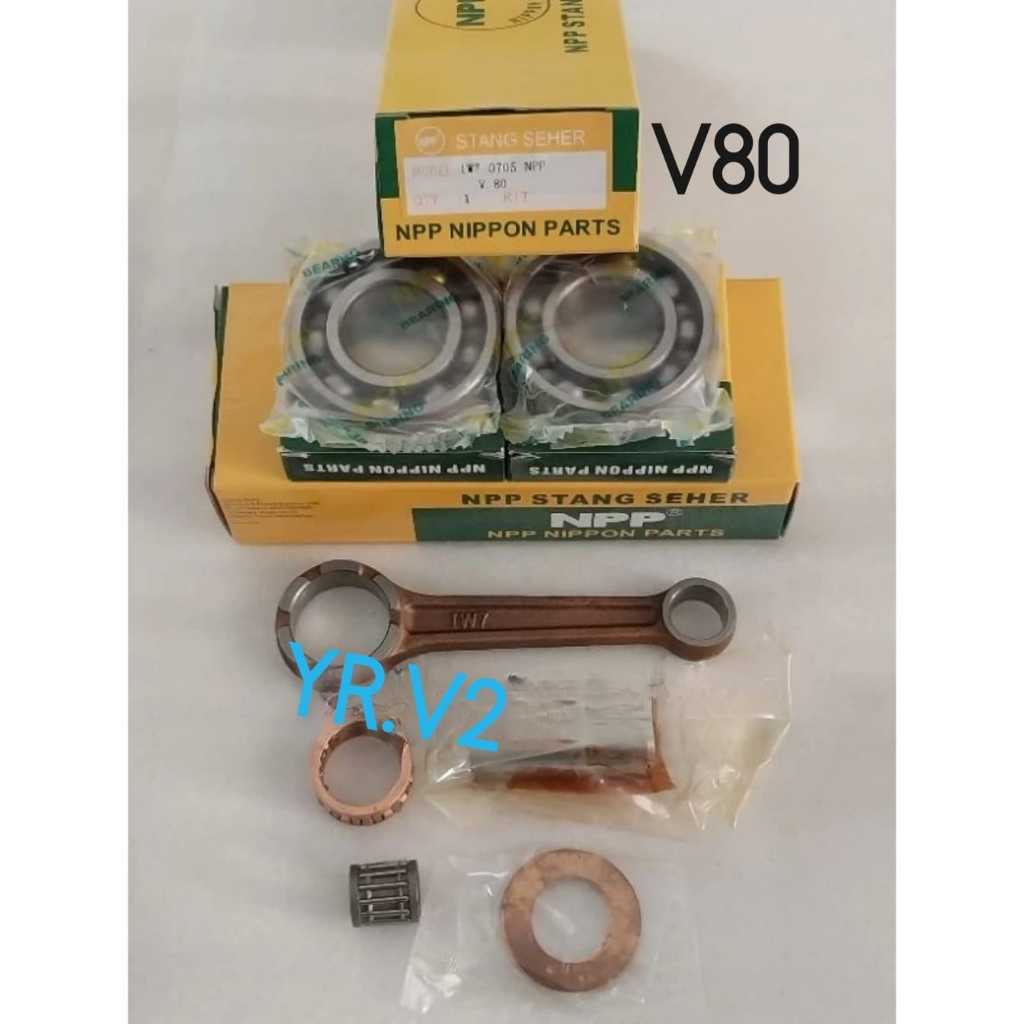 Stang seher conrod V80 V 80 1W7 Plus bearing kruk as kanan kiri ORI NPP