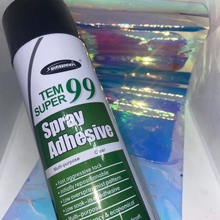 Lem Semprot Serbaguna 600ml untuk Kain, Kertas, Plastik, Fiber, dan Kardus, Perekat Spray Halus Mera