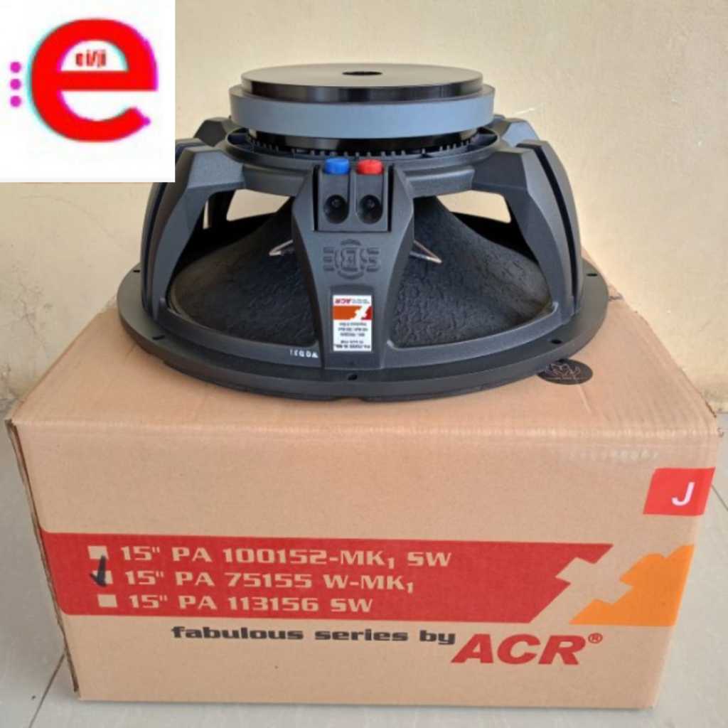 Speaker Full Range ACR FAB 15 inch PA 75155M 15" 75155 M, FABULOUS ACR, ORI, 800 Watt 800W, FULLRANG