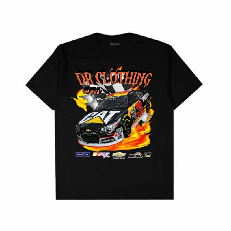 Dr Clothing Original - Kaos Nascar - T Shirt Nascar Vol 1 Premium Cotton Combed Soft