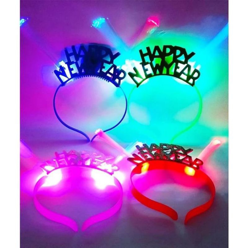 BANDO HAPPY NEW YEAR LED LAMPU | BANDO TAHUN BARU BERLAMPU