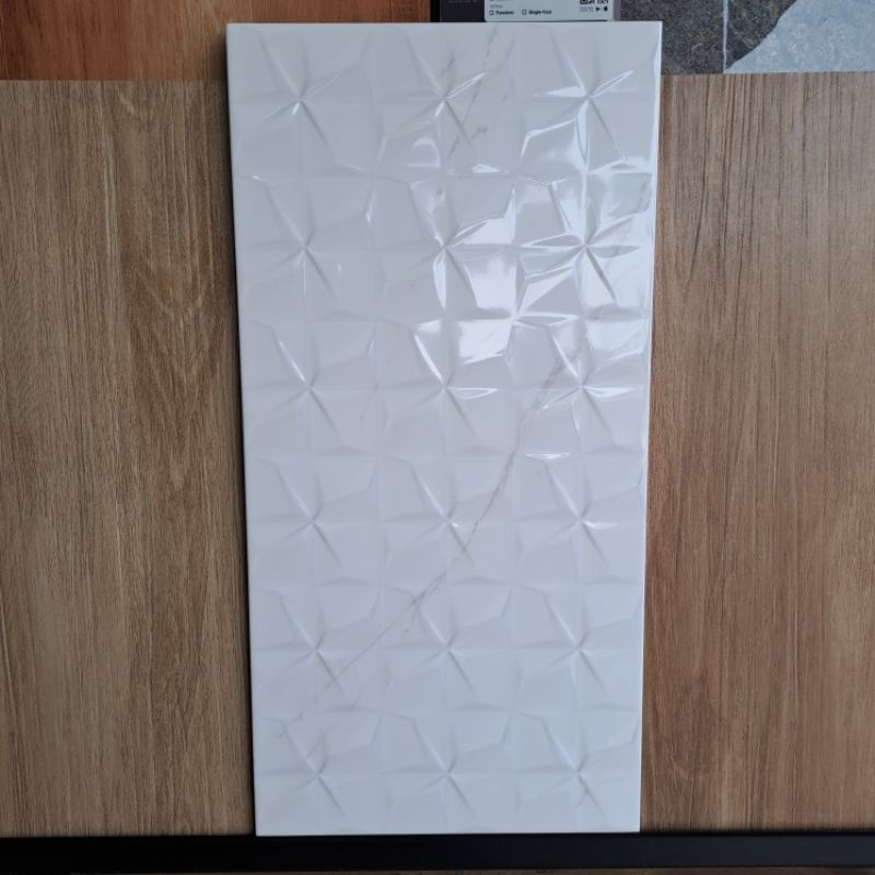 Keramik Dinding 30x60 BOUNCE GREY Mulia Tile / Keramik Dinding Kamar Mandi / Keramik Dinding Dapur