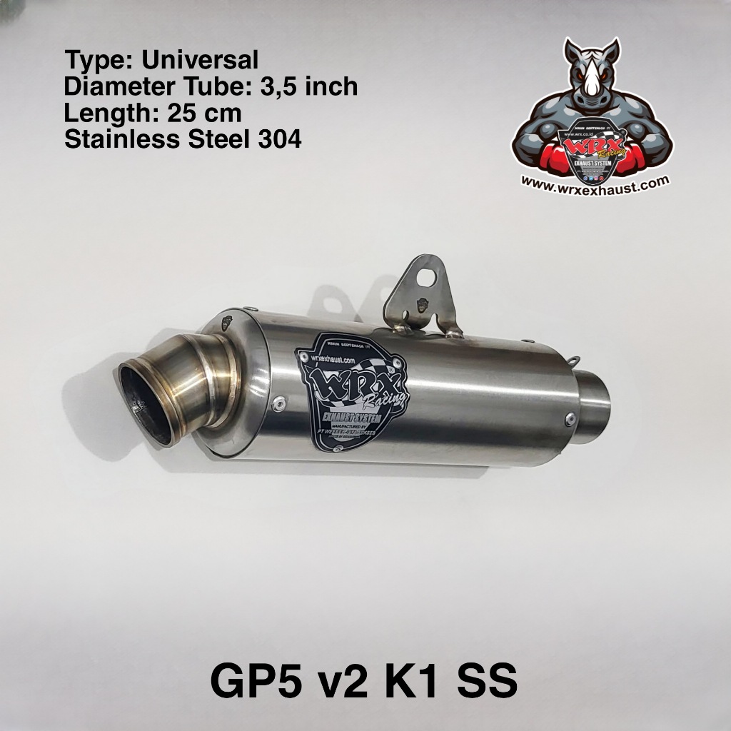 Knalpot WRX GP5 v2 SS K150 Vario160