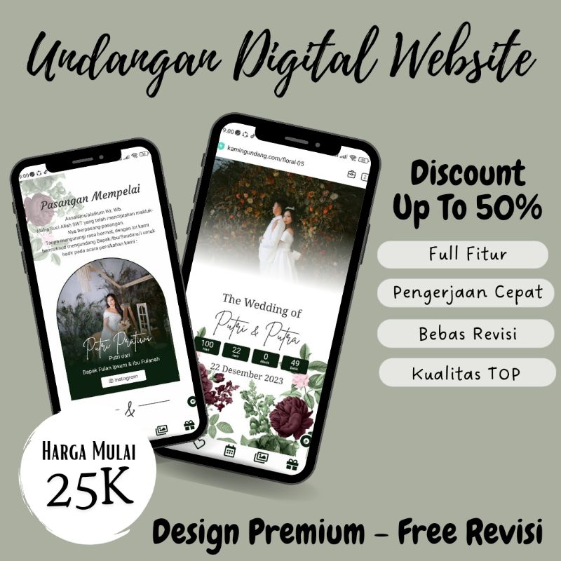 [PROMO] Undangan Pernikahan Digital | Undangan Digital Website | Undangan Digital