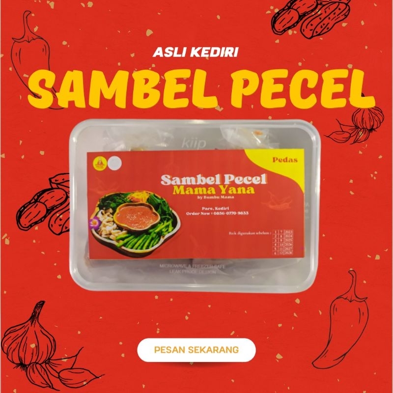 

SAMBEL PECEL MAMA YANA KEDIRI 500 GRAM (isi 2pcs 250 gram)