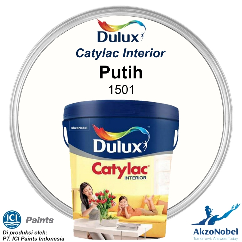 CAT DULUX CATYLAC INTERIOR 5 KG - PUTIH 1501