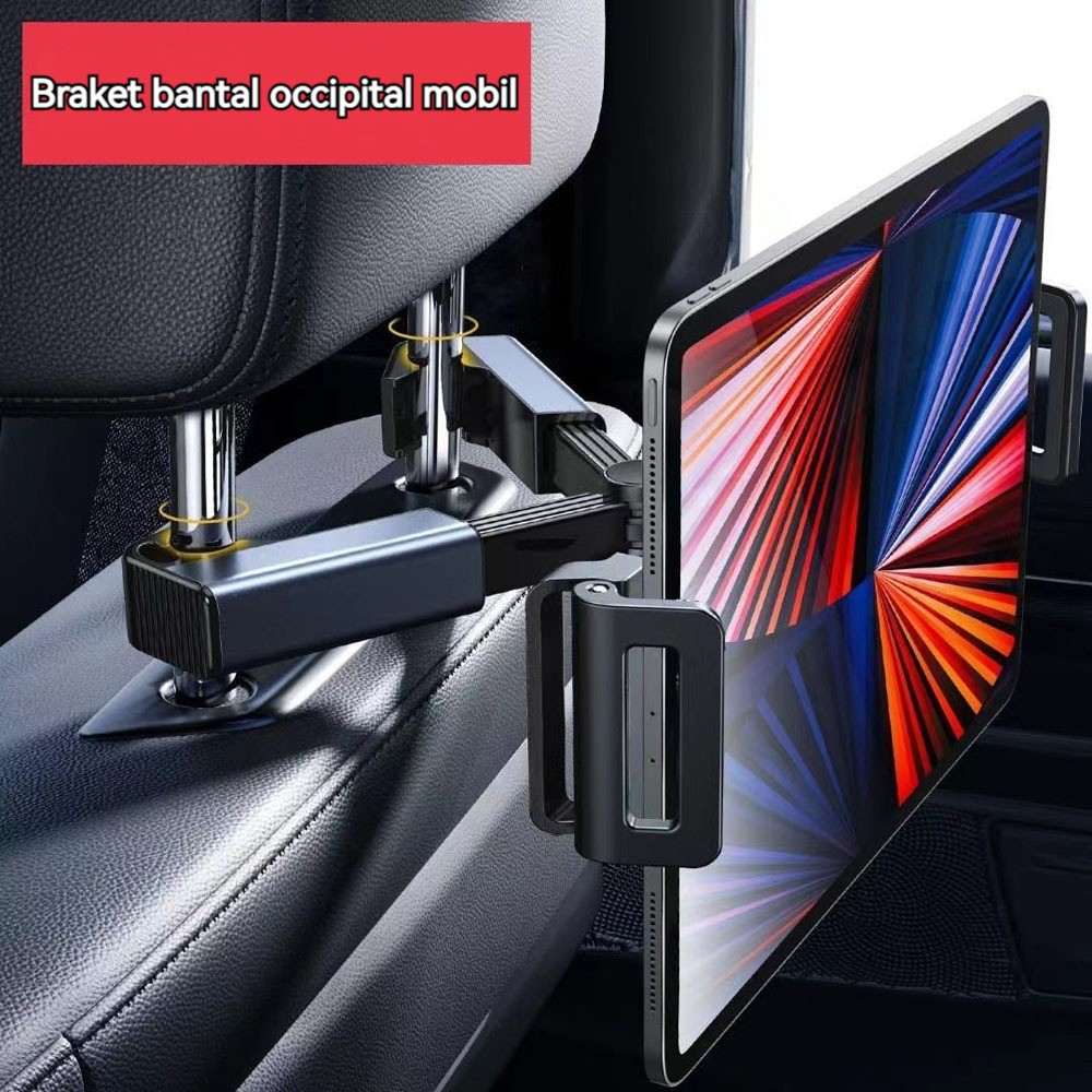 Holder Mobil Universal 360 Derajat Car Jok Tablet Hp Headrest Stand