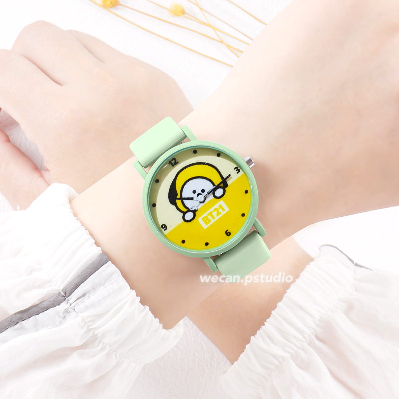 Jam Tangan Fashion Anak Perempuan / Jam Couple BT21 - CHUMMY