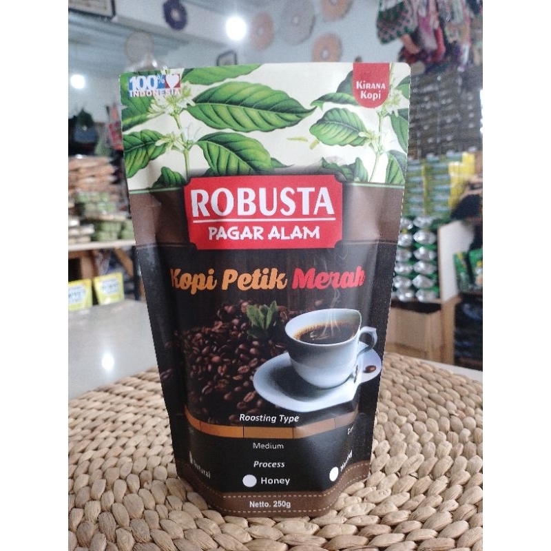 

KOPI ROBUSTA PAGAR ALAM KOPI PETIK MERAH 250 g