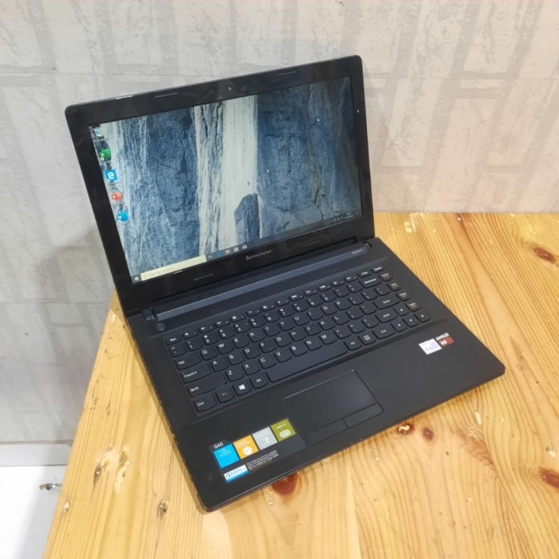 Laptop Lenovo G40 /Amd A8-6410 /Radeon R5 Graphics/ Ram 4/500Gb / Game Editing / Ngebut / Mulus / Ga