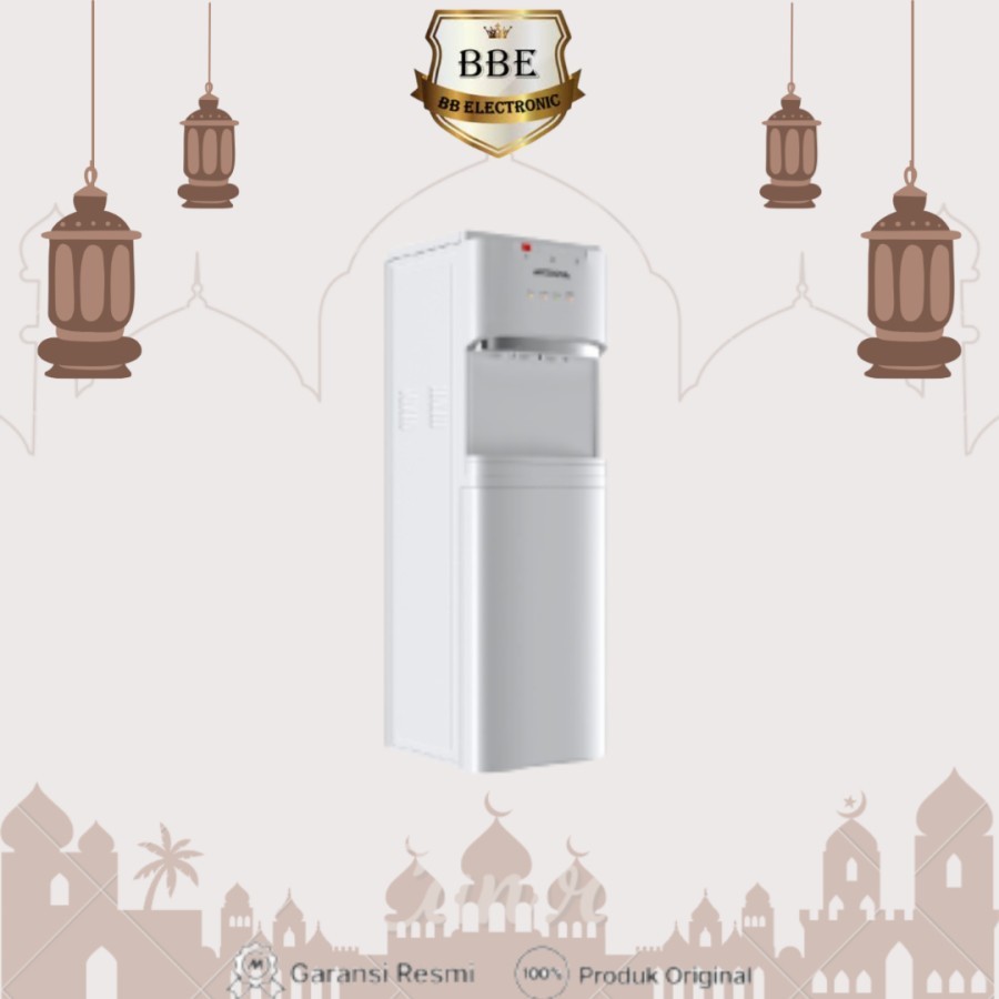 Modena WE 1310 BGWH Dispenser Air Galon Bawah Dual Filtration