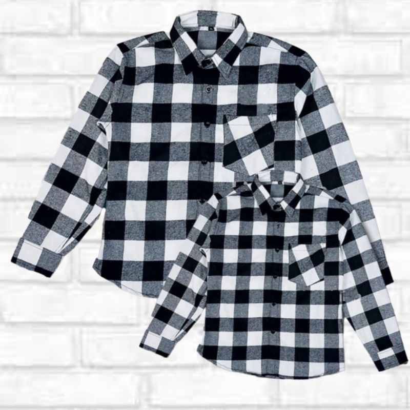 Paket Couple 2 Kemeja Flanel Dewasa Dan Anak Couple Keluarga Kemeja Flanel Dewasa Anak Couple Ayah I