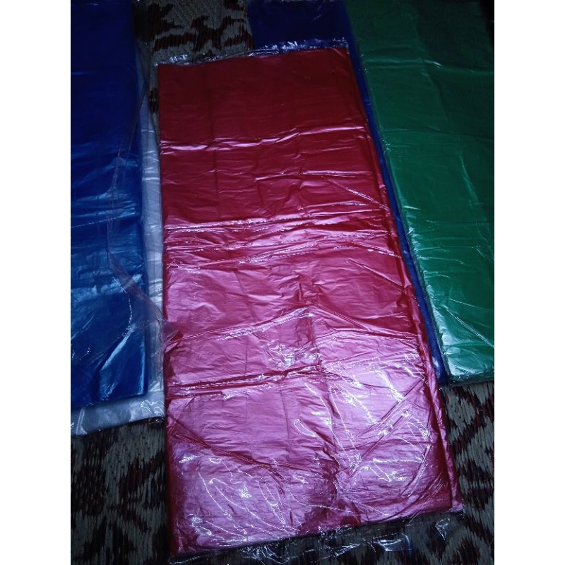 PLASTIK LAYANGAN PAPIRAN WARNA MERAH PER 2M