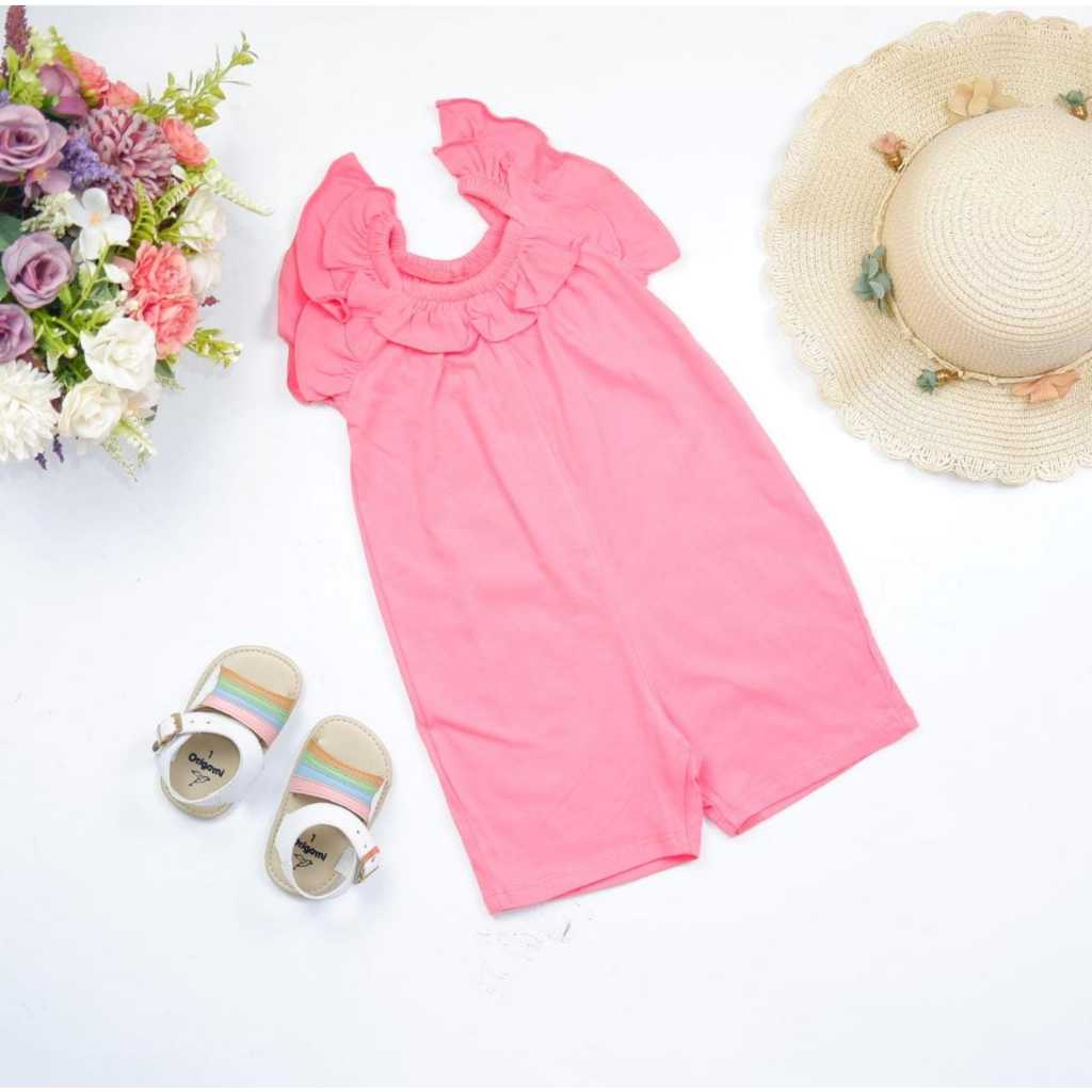 JUMPSUIT RUFFLE SYAKILA 6 Bulan - 4 Tahun Jumpsuit Pendek Anak Perempuan