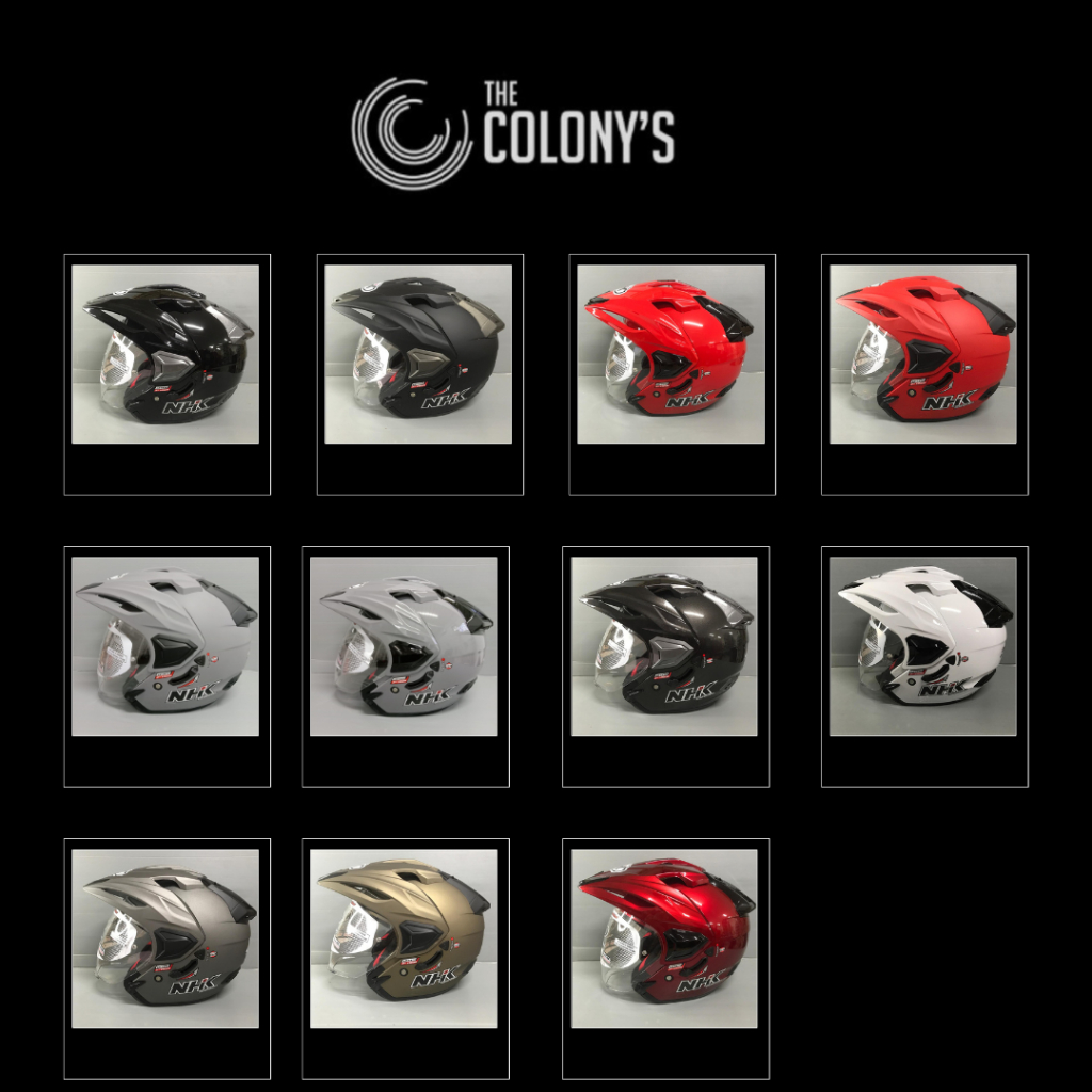 HELM NHK PREDATOR CRYPTON DOUBLE VISOR ORIGINAL