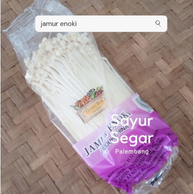 

Jamur Enoki per bungkus Sayur Segar Palembang