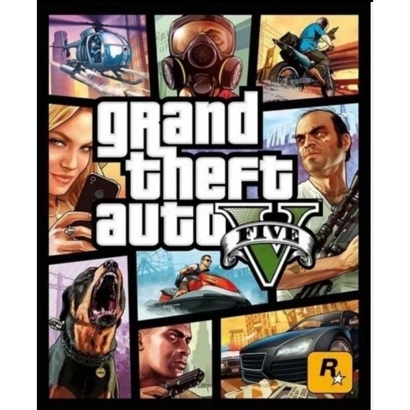 GTA V + MOD Tema Indonesia 5 Game PS3 File PKG