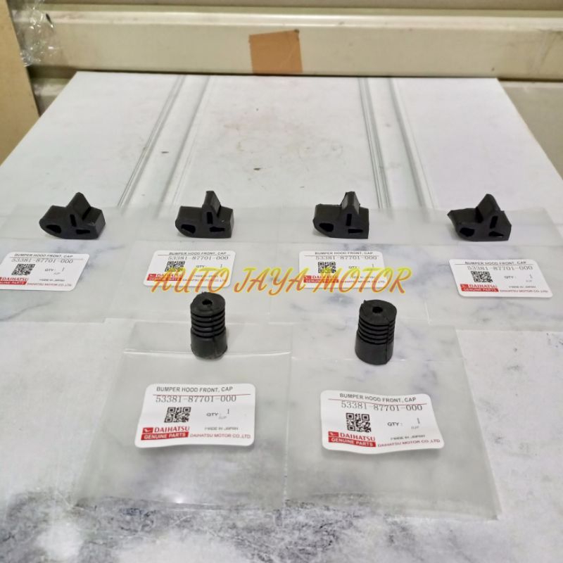 Karet Kap Mesin Samping + Depan Tahanan Kap Mesin Taft Gt Feroza 1Set 6Pc