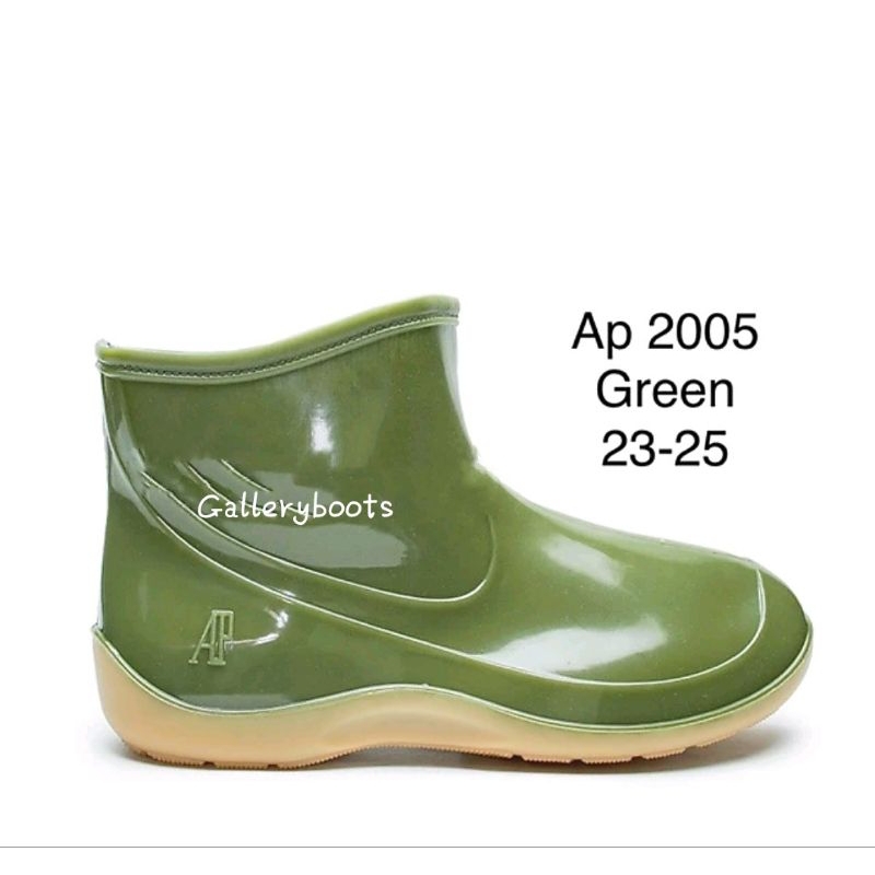 Sepatu Boot Pria wanita Ap boots 2005 pendek Hijau Termurah