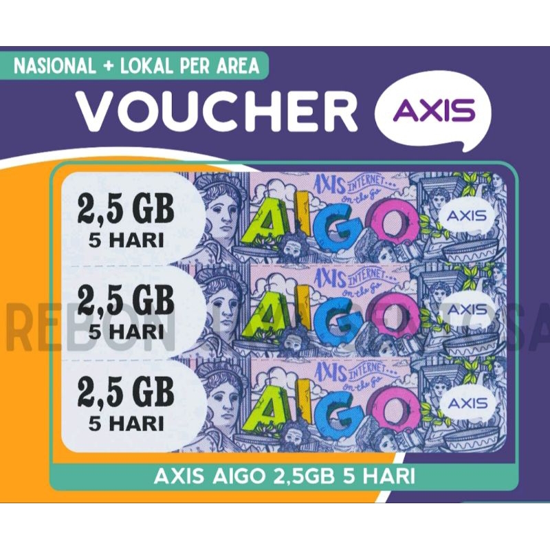 VOCER AXIS 2.5GB/3GB/8gb/7.5gb/5gb/2sks/2gb