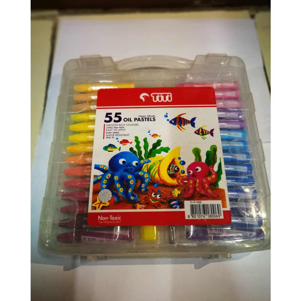 

➟➬✢ CRAYON TITI JOYKO 55 WARNA COLOUR Readystock