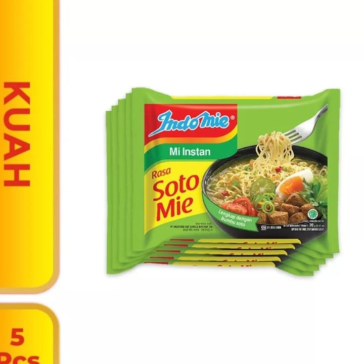 

Ready Stock INDOMIE KUAH SOTO | ISI 5 Pcs Terkini