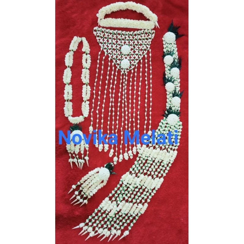 set melati imitasi adat Jawa modern